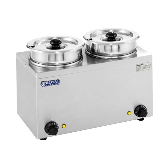 Royal Catering Suppevarmer 2 x 2,75 liter 300 W 10010576