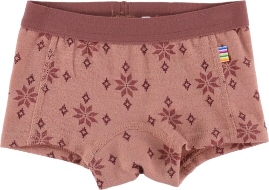 Joha Hipsters Ull/Bomull Rose m. Snøfnugg Joha 130 Hipsters Rosa
