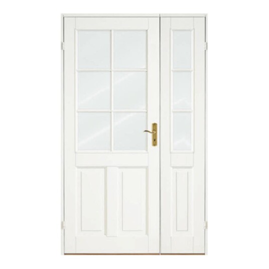 Sidefelt Scanflex Charlotte Hvit Klarglass 29140738