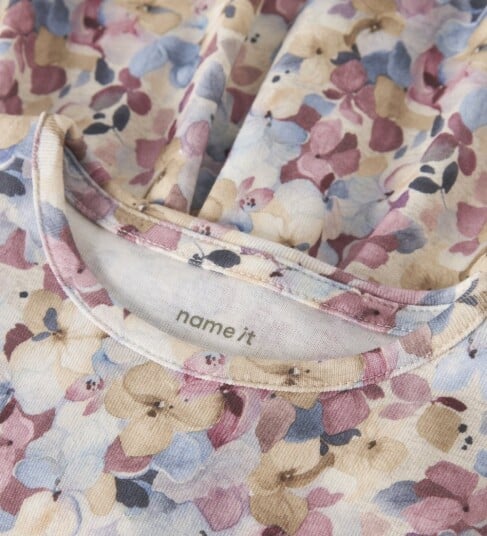 Name It Kjole NmfNadena Peyote Melange/Lilla Name It 6 år (116) Kjole Beige Hvit Rosa