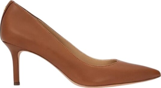 Lauren Ralph Lauren Lanette Leather Pump Brown 39 Lauren Ralph Lauren Lanette Leather Pump Brown 39