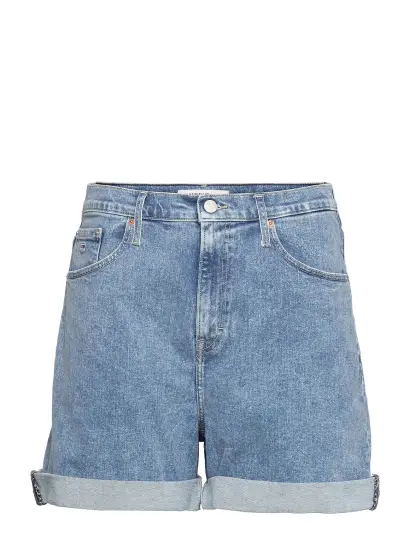 Tommy Jeans Plus Size Crv Mom Short - Blue - 38