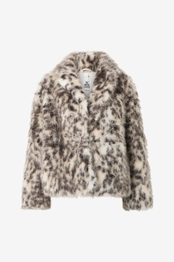 Karen By Simonsen Kåpe kbAmira Fur Coat Hvit Karen By Simonsen Kåpe kbAmira Fur Coat Hvit