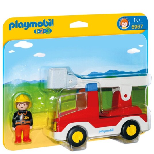 Playmobil 123 Brannbil Med Stige 6967