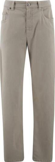 Brunello Cucinelli Dame Bukser Beige L, Brunello Cucinelli Dame Bukser Beige L,