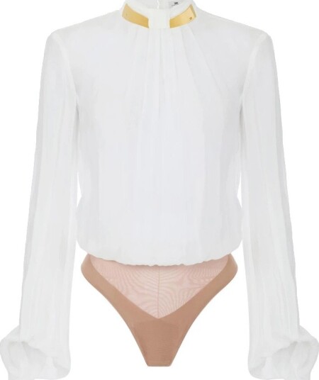 Elisabetta Franchi Dame Topper Hvit XL