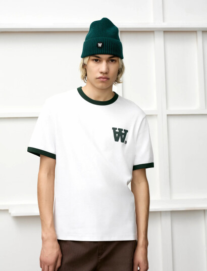 WOOD WOOD Wwparker Tee 25214 - White - S