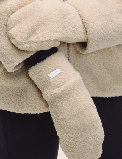 Casall Sherpa Mittens Beige M/L Casall Sherpa Mittens Beige M/L