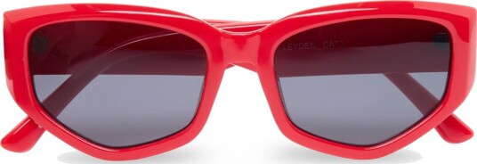 VANS Leyden Sunglasses Red ONE SIZE VANS Leyden Sunglasses Red ONE SIZE