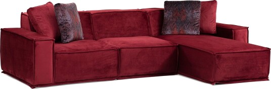 Nightcap Sofa m. Divan 4 seters Burgundy Nightcap Sofa m. Divan 4 seters Burgundy