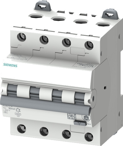 Siemens Kombinasjonsbryter Automatsikring/HPFI B 13A 4P 30mA 5SU1346-6FP13 Siemens Kombinasjonsbryter Automatsikring/HPFI B 13A 4P 30mA 5SU1346-6FP13