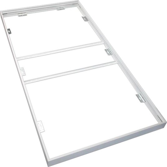 V Tac V Tac Ramme til 120x60 LED panel   Samlesett lett å sette opp med skruer hvit kant