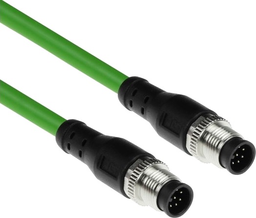 Act Industrial Sensorkabel 1,50 Meter M12a 8 Pin Hann Til M12a 8 Pin Hann Ultraflex Tpe Kabel Skjermet Sc3860