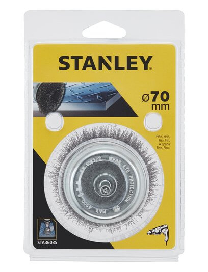 Stanley Kopperbørste fin stål 75mm