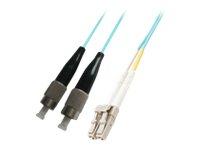 MicroConnect 1 m Multimodus Optisk Fiberkabel FC-LC Blå MicroConnect 1 m Multimodus Optisk Fiberkabel FC-LC Blå