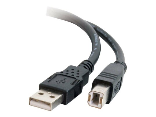 C2G 3m USB 2.0 A til B kabel - Hankjønn til USB B - Svart