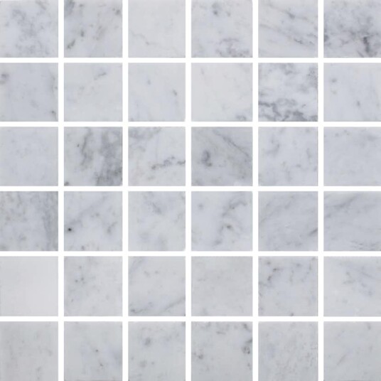 Arredo Marmor Carrara C Honed Hvit 5x5 cm Arredo Marmor Carrara C Honed Hvit 5x5 cm
