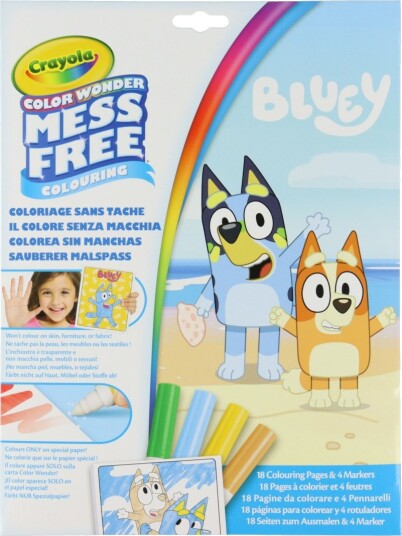 Crayola Color Wonder Bluey Multi/Patterned One Size
