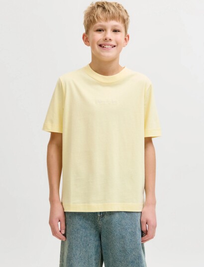 Jack & Jones Jornorrebro Emb Tee Ss Cn Noos Jnr Yellow 164 Jack & Jones Jornorrebro Emb Tee Ss Cn Noos Jnr Yellow 164