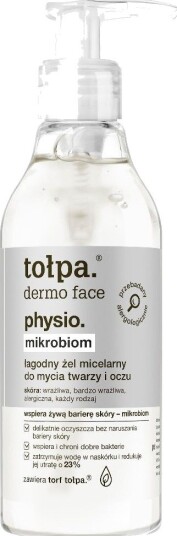 Tolpa Micellar Gel For Ansikt Og Øyne Physio Microbiome 195 Ml