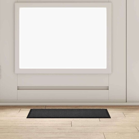  Dørmatte Antrasitt 60 x 40 x 1.2 cm Teddy stoff