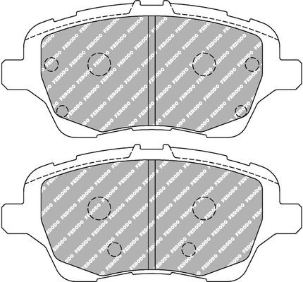 Bremseklosser FERODO RACING FCP4612H