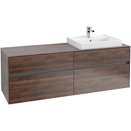 Villeroy & Boch  Collaro Servantskap med 4 skuffer 160x50x54,8 cm u/lys Arizona Eik