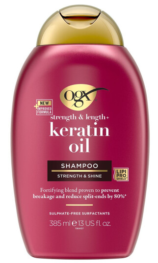 Ogx Anti-Breakage Keratin Oil Sjampo 385 ml - Styrker og beskytter hår