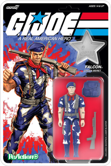 G.I. Joe ReAction+ Wv8 LT. Falcon America's 250th Anniversary