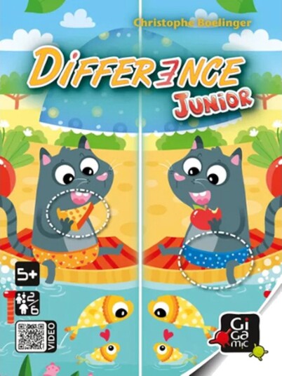 Gigamic Difference Junior Brettspill For Barn 5+ År Gigamic Difference Junior Brettspill For Barn 5+ År