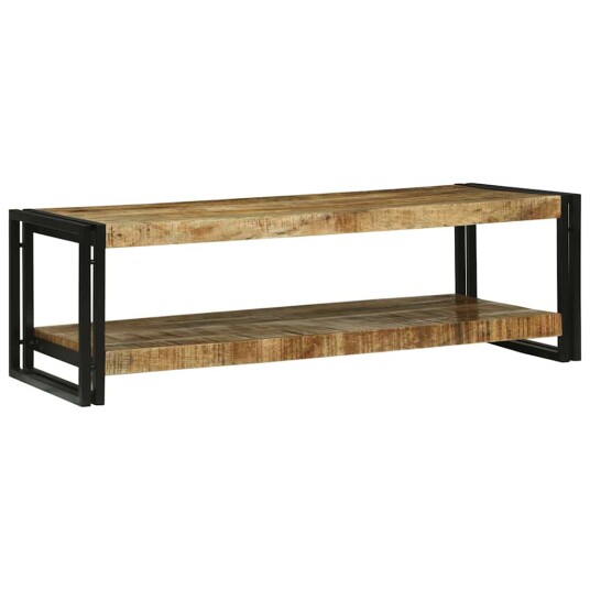 Kaffebord 120x50x38 cm Massivt Tre Grovt Mangotre