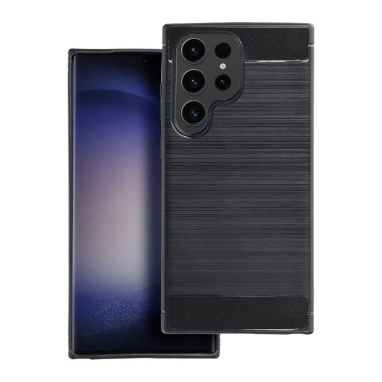 OEM Karbondeksel for Samsung Galaxy S25 FE Svart