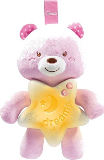 Chicco First Dreams Interaktiv Nattbjørn Rosa Chicco First Dreams Interaktiv Nattbjørn Rosa