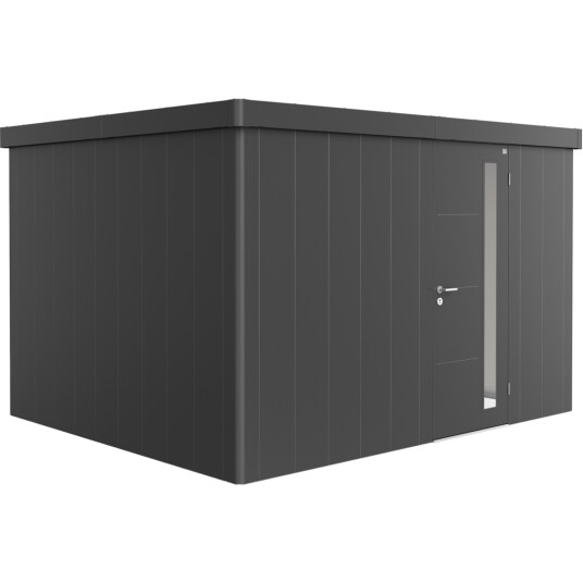 BIOHORT REDSKAPSBOD NEO 3D STD. DØR MØRK GRÅ METALLIC