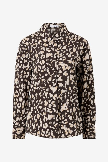 Mango Skjorte Basic Brun Mango Skjorte Basic Brun