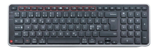 Contour Balance Trådløst Tastatur Nordisk QWERTY Svart Contour Balance Trådløst Tastatur Nordisk QWERTY Svart