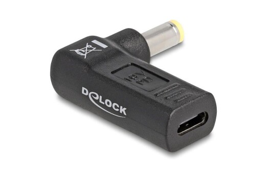 Delock Adapter For Charging Cable Laptop Usb c Female To 5.5 X 2.5 Mm Male