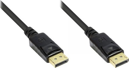 Alcasa 4810-005G Displayport Hann Til Displayport Hann Gull/Svart