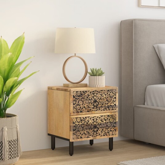  Nattbord 40x33x46 cm heltre mango 8721012107687
