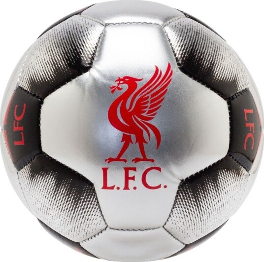 Liverpool FC Fotball Mini Sølv/Rød/Svart Liverpool FC Fotball Mini Sølv/Rød/Svart