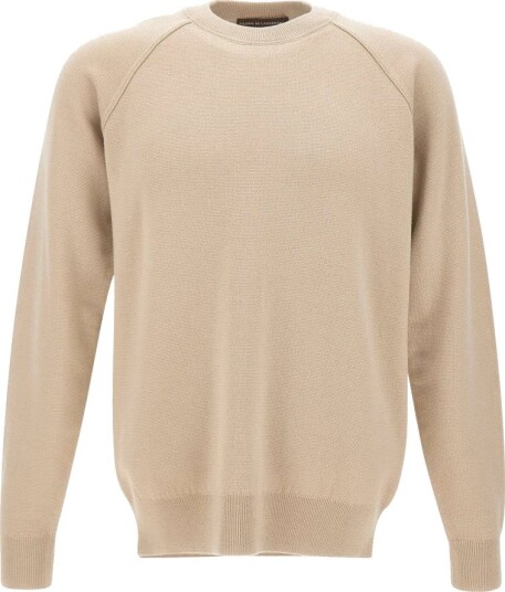Filippo De Laurentiis Herre Strikkevarer Beige M, Filippo De Laurentiis Herre Strikkevarer Beige M,