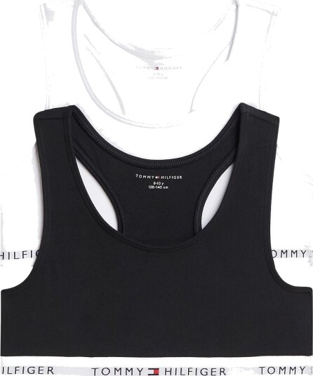 Tommy Hilfiger 2 Pack Cotton Bralette White 128 140