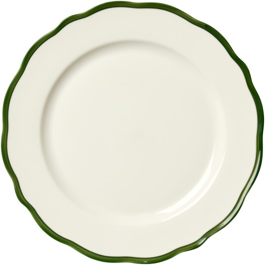 Decotique Fleur Tallerken 28 cm Mørkegrønn