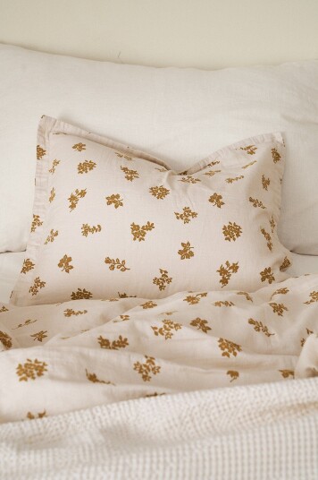 Ellos Home Putetrekk Candela Bunch i musselin Beige