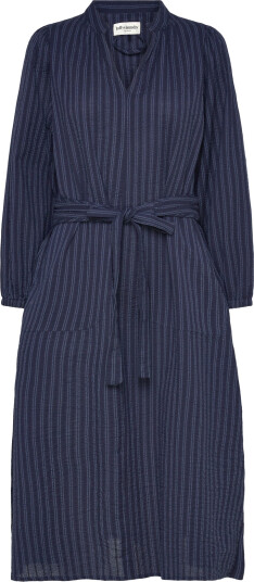 Lollys Laundry Parisll Midi Dress Ls Navy L Lollys Laundry Parisll Midi Dress Ls Navy L