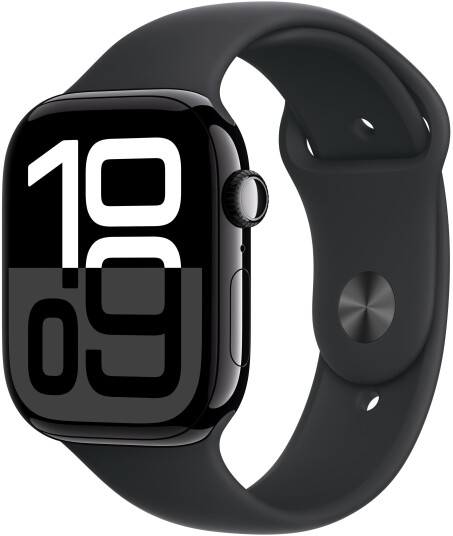 Apple Watch 10 46mm GPS+4G Alu Sport S/M Jet Black/Black Apple Watch 10 46mm GPS+4G Alu Sport S/M Jet Black/Black