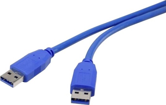 Renkforce Rf-4369446, 1 M, Usb A, Usb A, Usb 3.2 Gen 1 (3.1 Gen 1), 5 Gbit/Sek, Blå