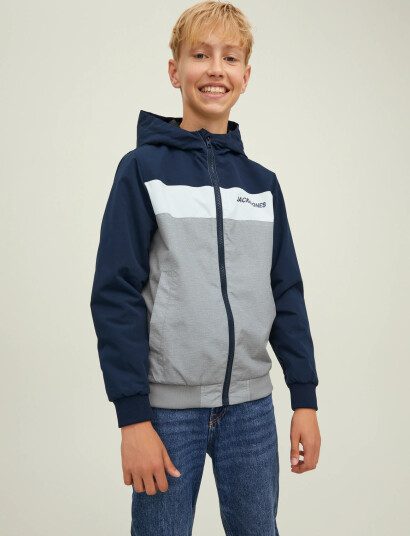Jack & Jones Jjerush Blocking Hood Bomber Noos Jnr Multi/patterned 176