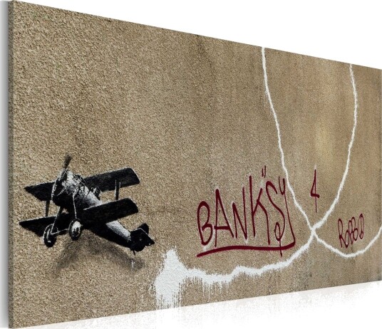 Bilde Love Plane Banksy 60x40 Artgeist sp. z o. o.