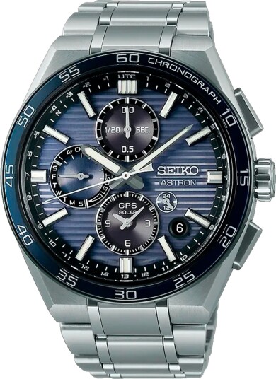 Seiko Herreklokke SSH175J1 Astron Blå/Titan Ø44.1 mm